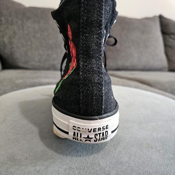 Converse Custom Chuck Taylor All Star Floral Embroidery High Top - Picture 7 of 16